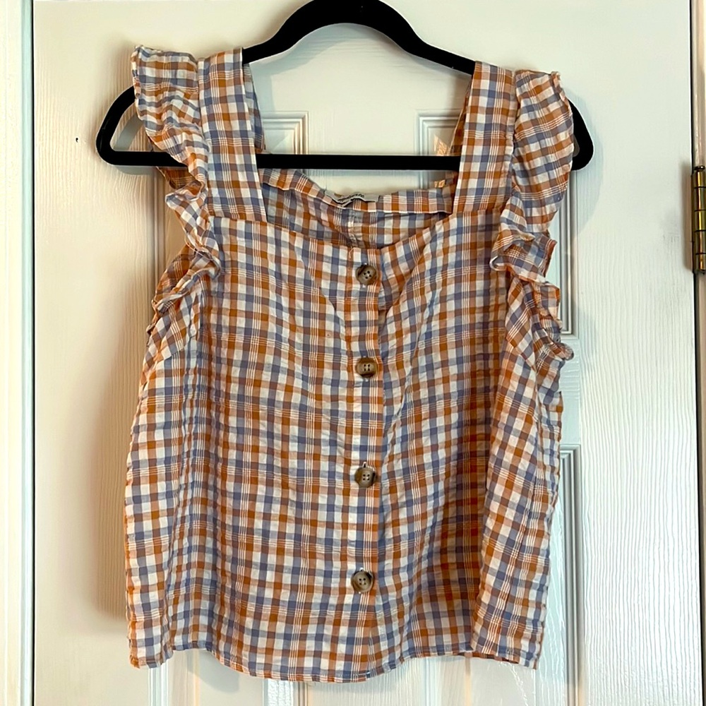 Madewell Gingham Top
